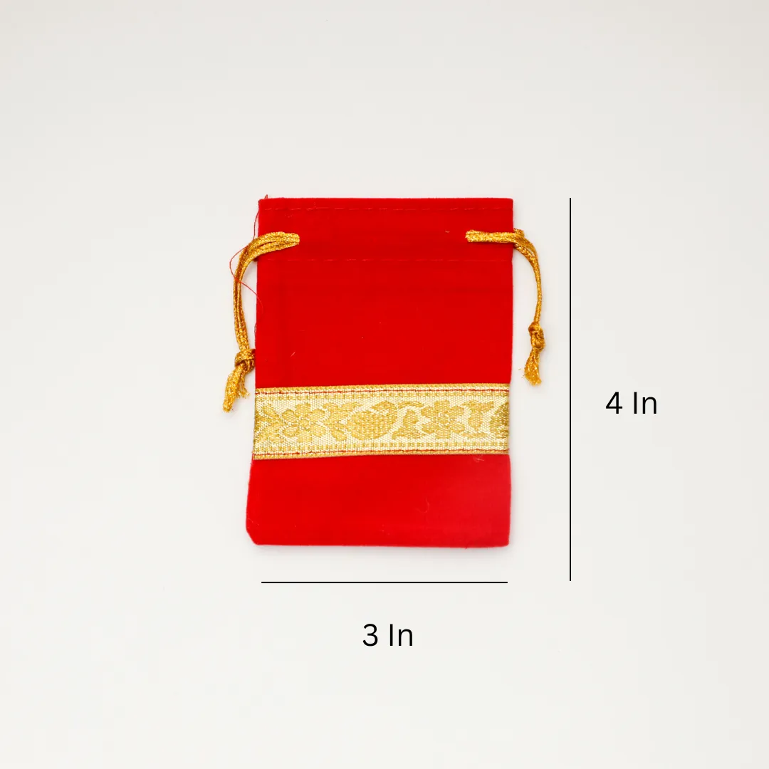 Red Velvet Pouch