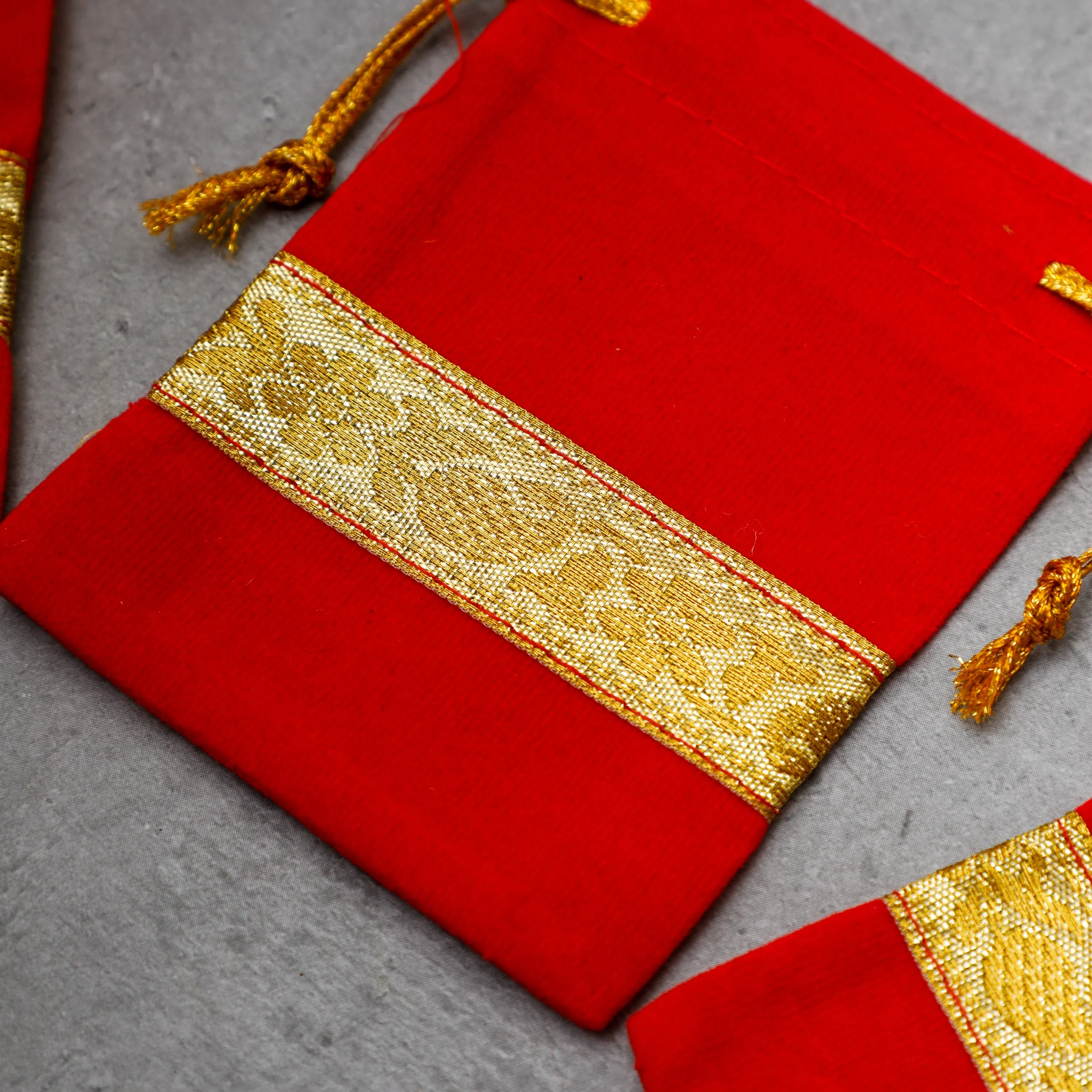 Red Velvet Pouch