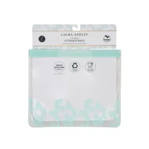 Set of 2 Mint  Half-Gallon Reusable EVA Storage Bags