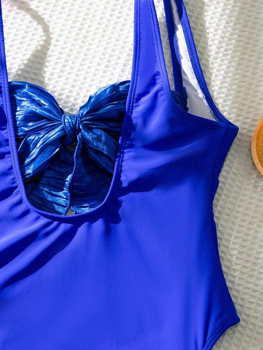 Sexy Bow-Knot One-Piece Swimsuit - GFIT Women's Beachwear