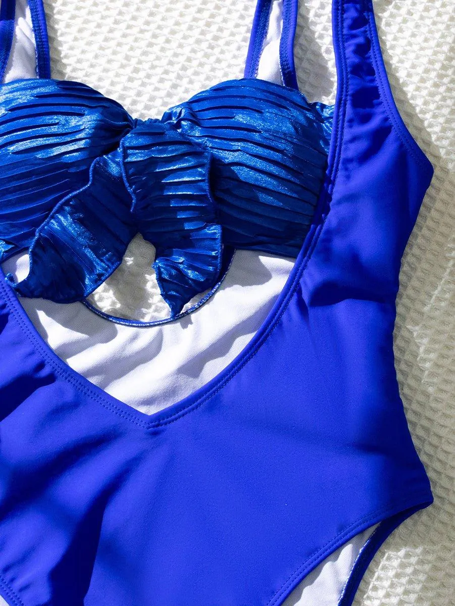 Sexy Bow-Knot One-Piece Swimsuit - GFIT Women's Beachwear