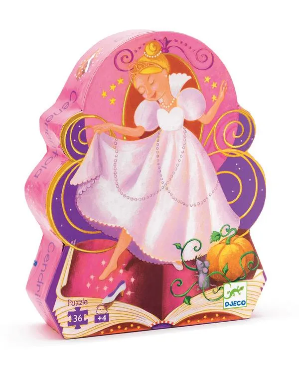 Silhouette Cinderella Puzzle 36 Piece Puzzle