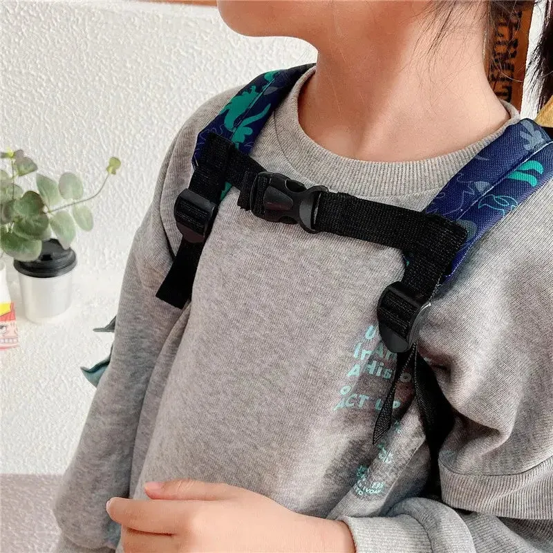 Small Personalized Dinosaur Canvas Backpack