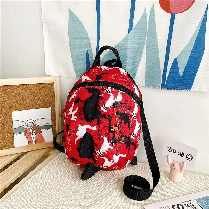 Small Personalized Dinosaur Canvas Backpack
