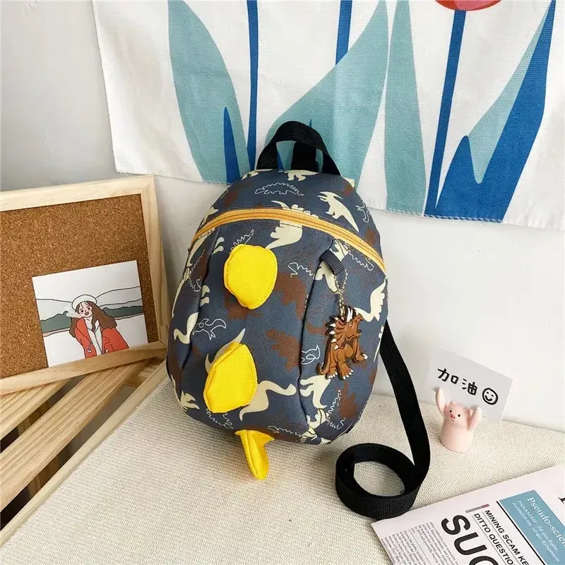 Small Personalized Dinosaur Canvas Backpack