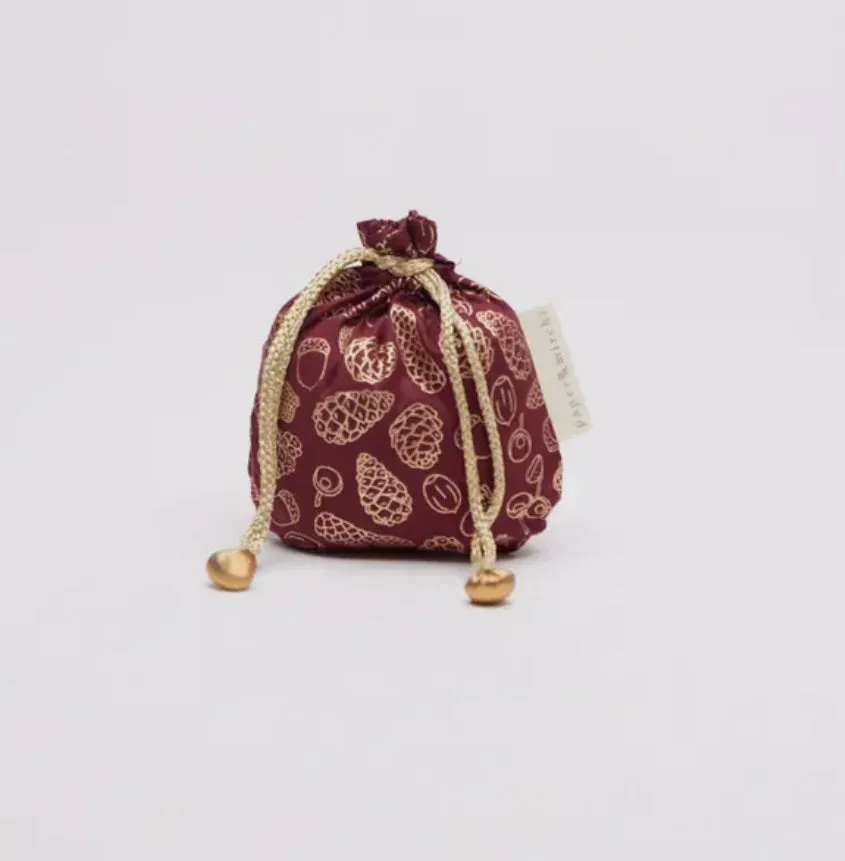 Sustainable Gift Wrap -Small Drawstring Bags