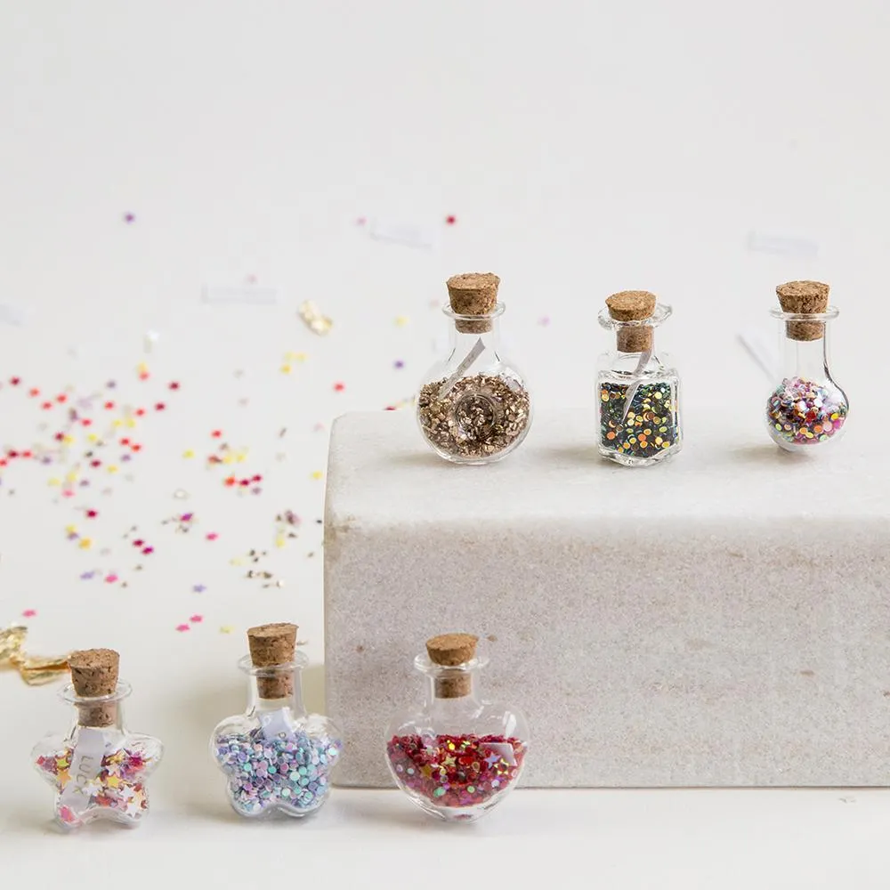 Trinket Bottle Peace Flower Pastel