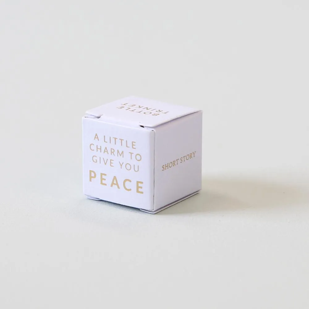 Trinket Bottle Peace Flower Pastel