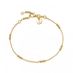 Trio Chain 18ct Gold Plated Bracelet BRBALL_GP