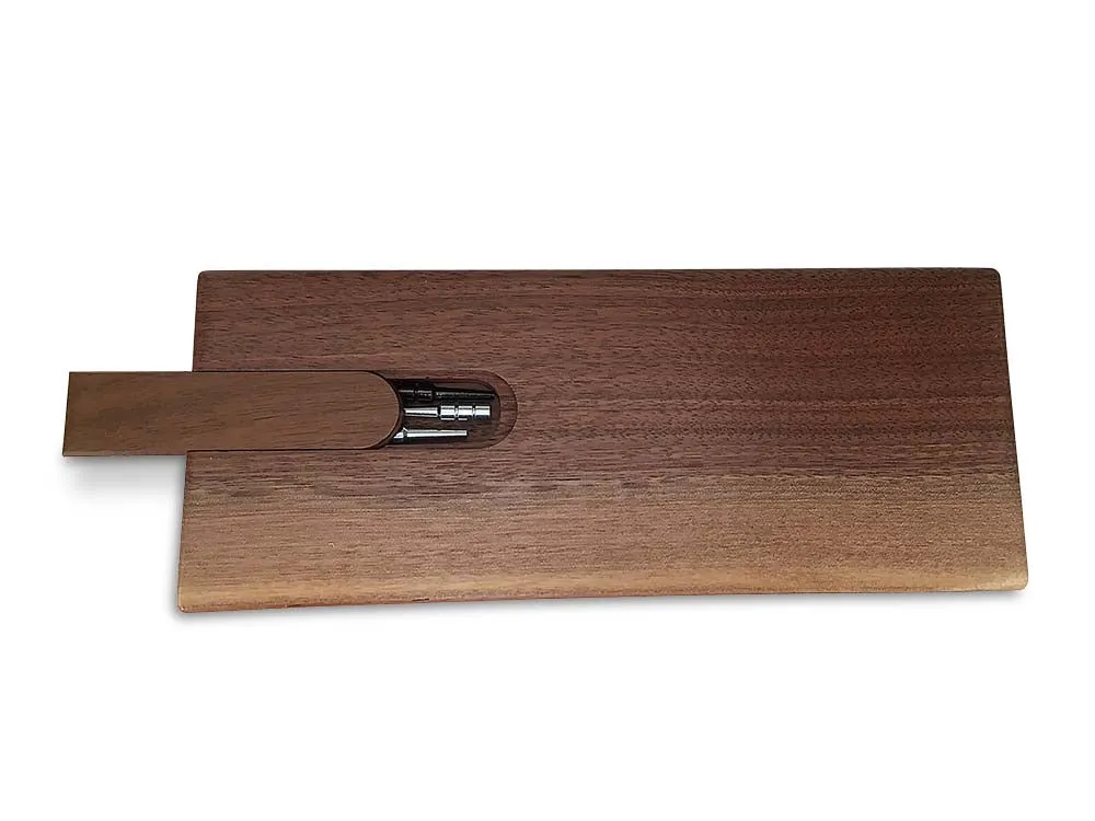 Walnut Live Edge Cribbage Board