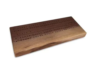 Walnut Live Edge Cribbage Board