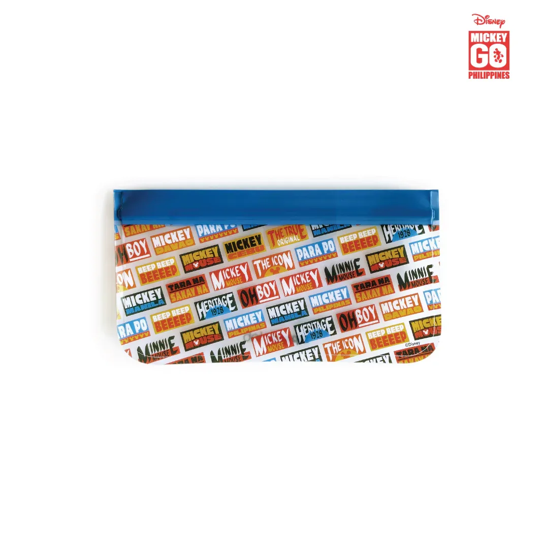 Zippies Mickey Jeepney Reusable Layflat Bag 4's